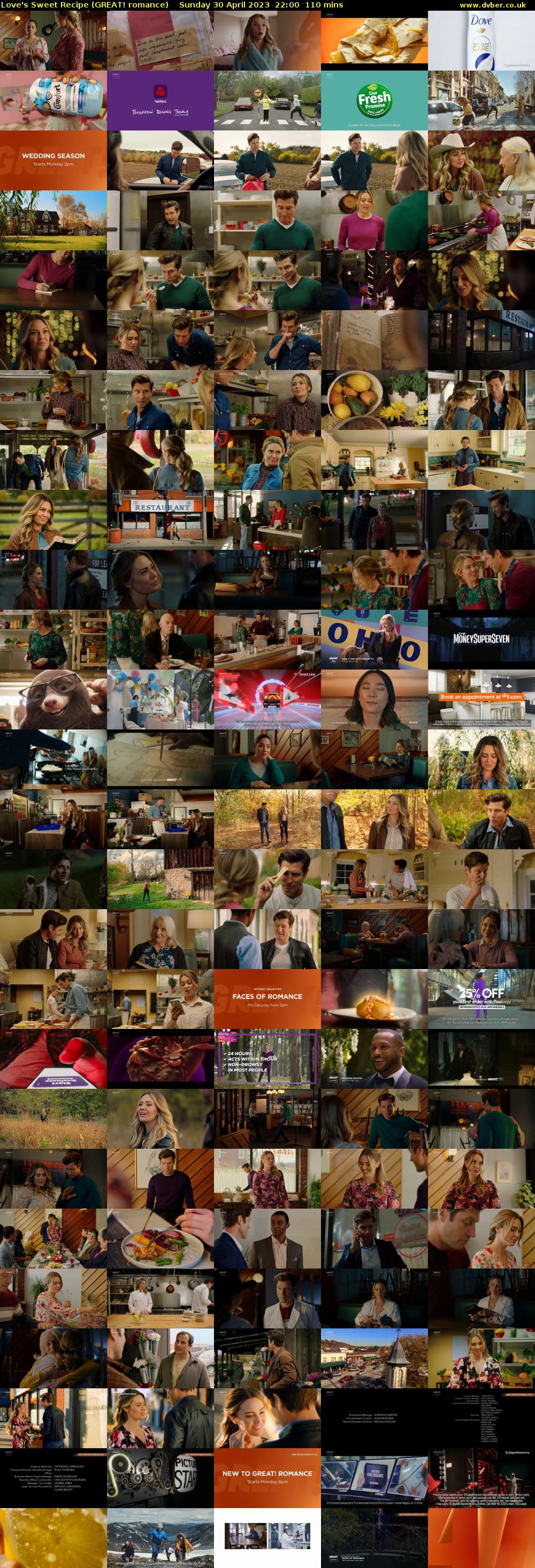 Love's Sweet Recipe (GREAT! romance) Sunday 30 April 2023 22:00 - 23:50