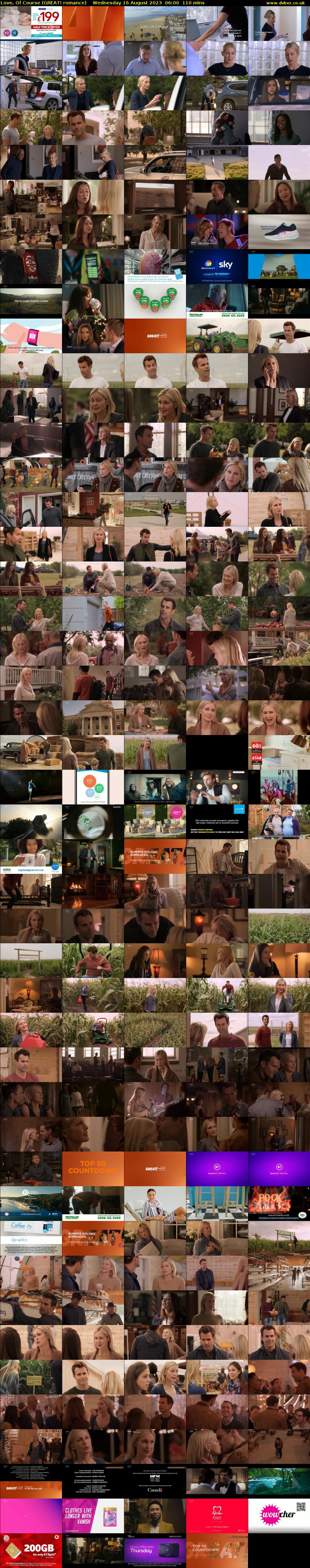 Love, Of Course (GREAT! romance) Wednesday 16 August 2023 06:00 - 07:50