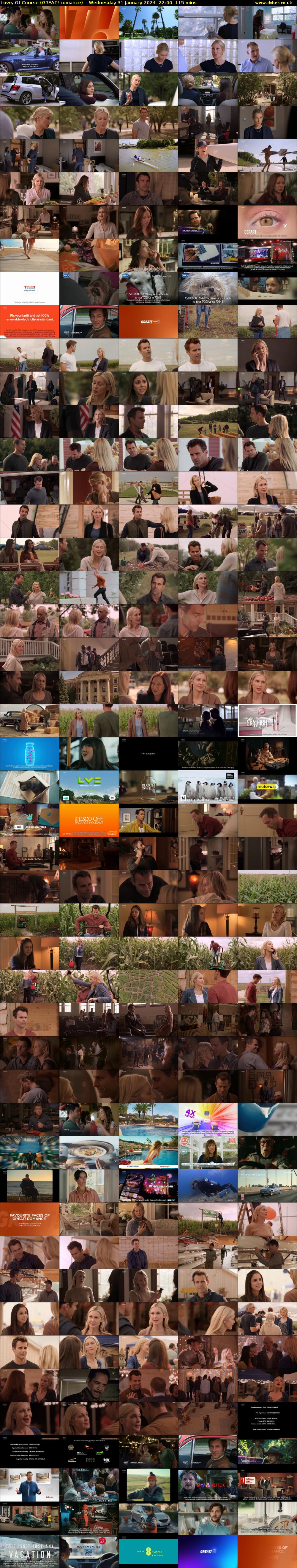 Love, Of Course (GREAT! romance) Wednesday 31 January 2024 22:00 - 23:55