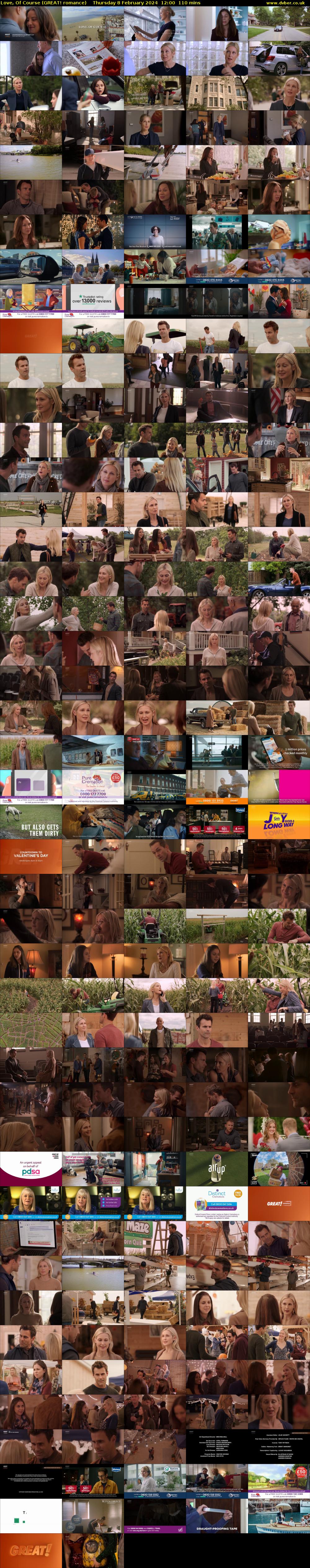 Love, Of Course (GREAT! romance) Thursday 8 February 2024 12:00 - 13:50