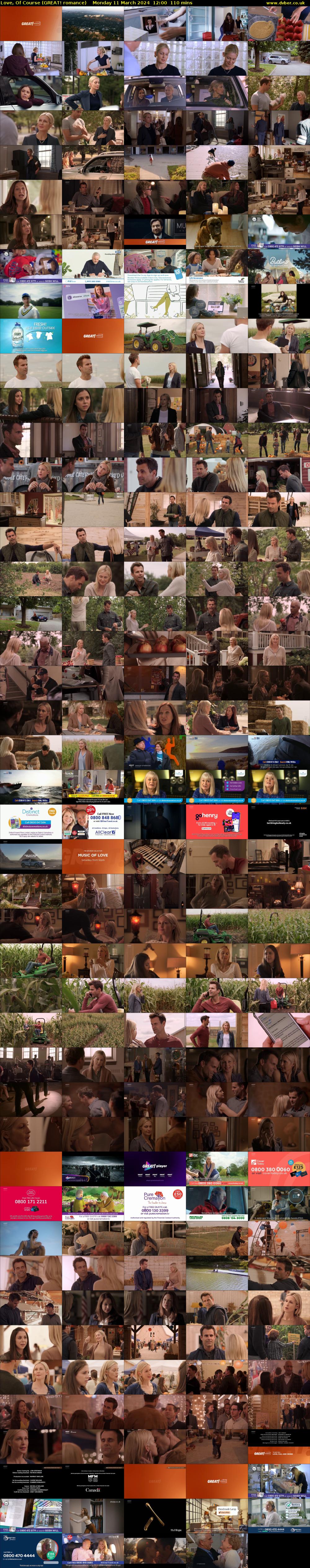 Love, Of Course (GREAT! romance) Monday 11 March 2024 12:00 - 13:50