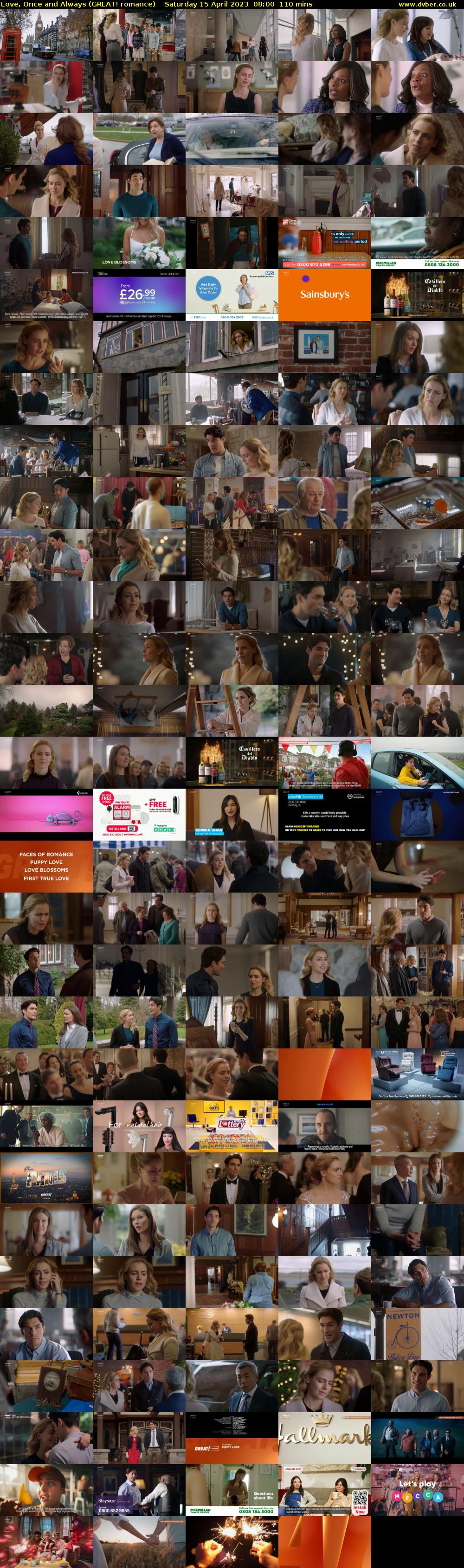 Love, Once and Always (GREAT! romance) Saturday 15 April 2023 08:00 - 09:50