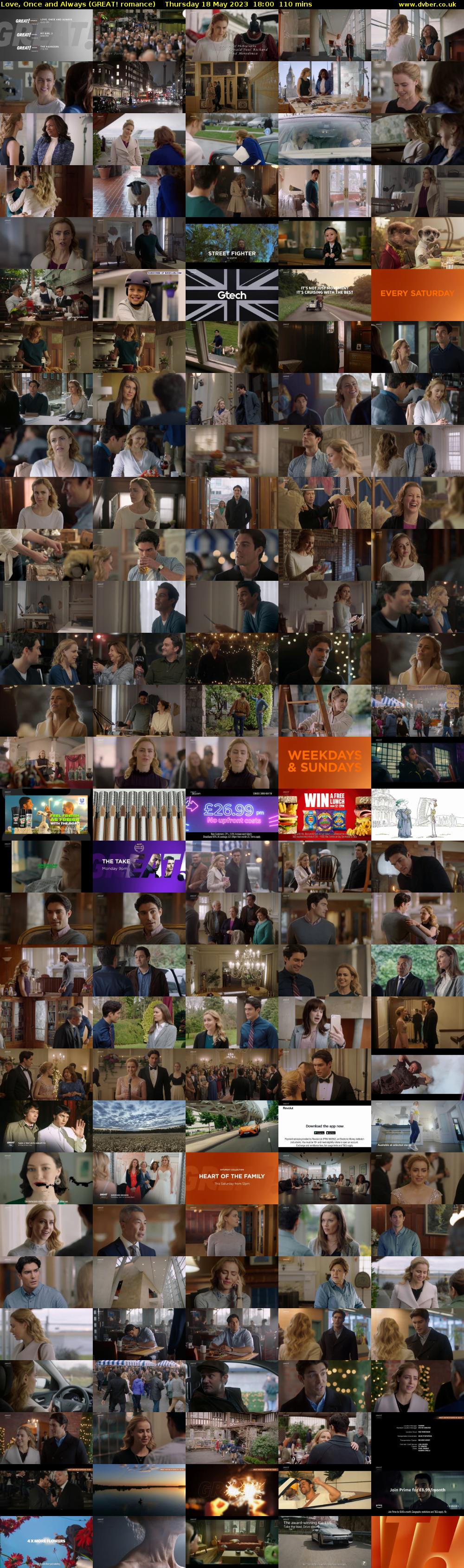 Love, Once and Always (GREAT! romance) Thursday 18 May 2023 18:00 - 19:50