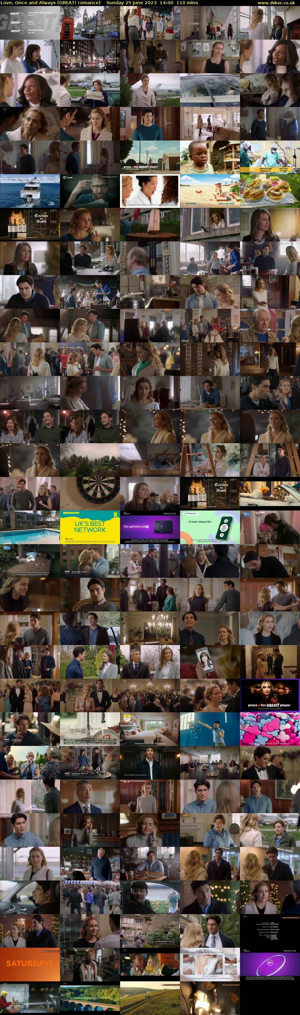 Love, Once and Always (GREAT! romance) Sunday 25 June 2023 14:00 - 15:50