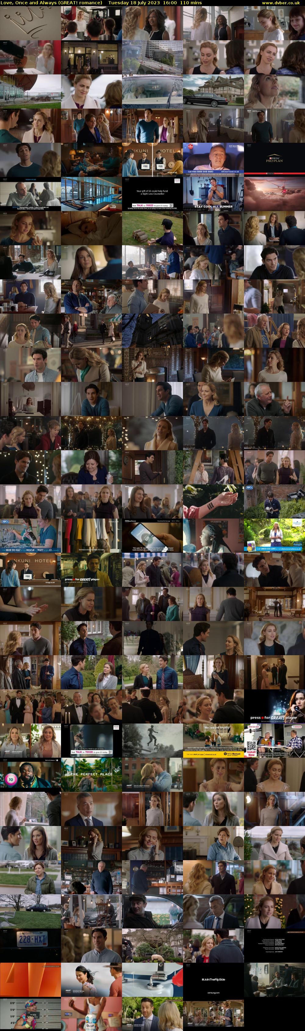 Love, Once and Always (GREAT! romance) Tuesday 18 July 2023 16:00 - 17:50