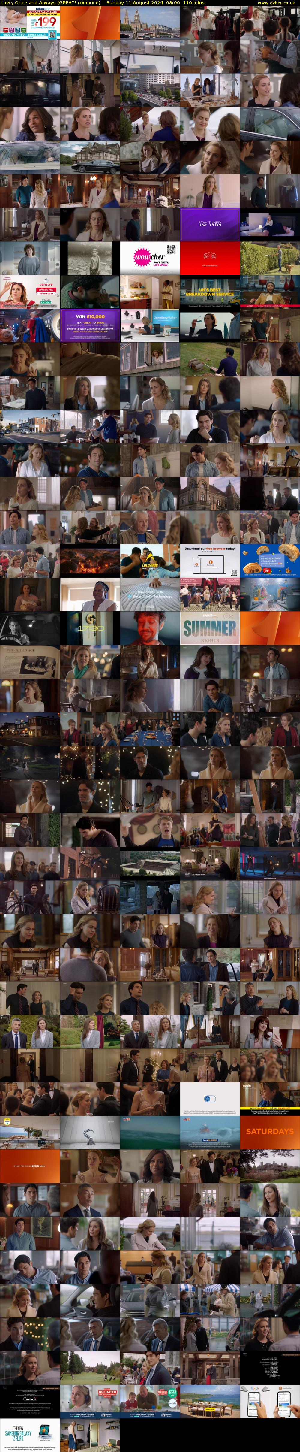 Love, Once and Always (GREAT! romance) Sunday 11 August 2024 08:00 - 09:50