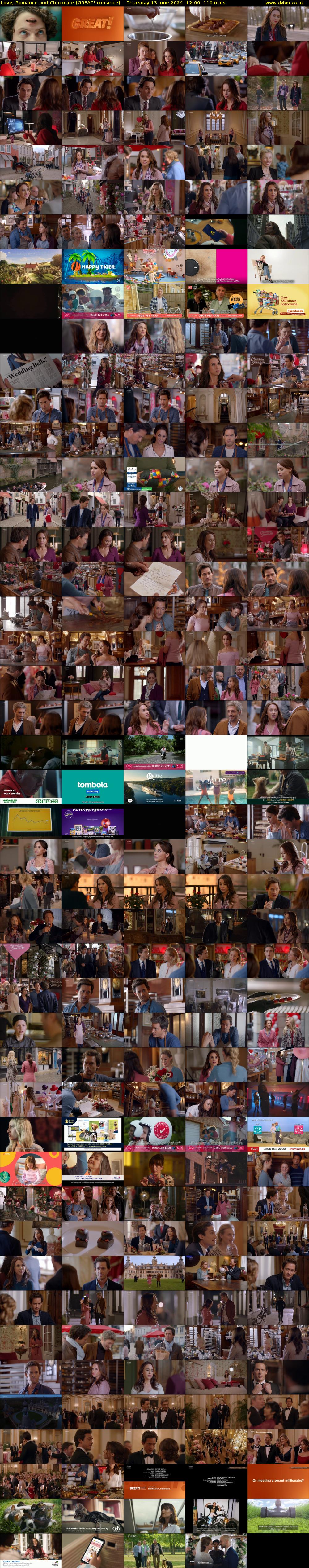 Love, Romance and Chocolate (GREAT! romance) Thursday 13 June 2024 12:00 - 13:50