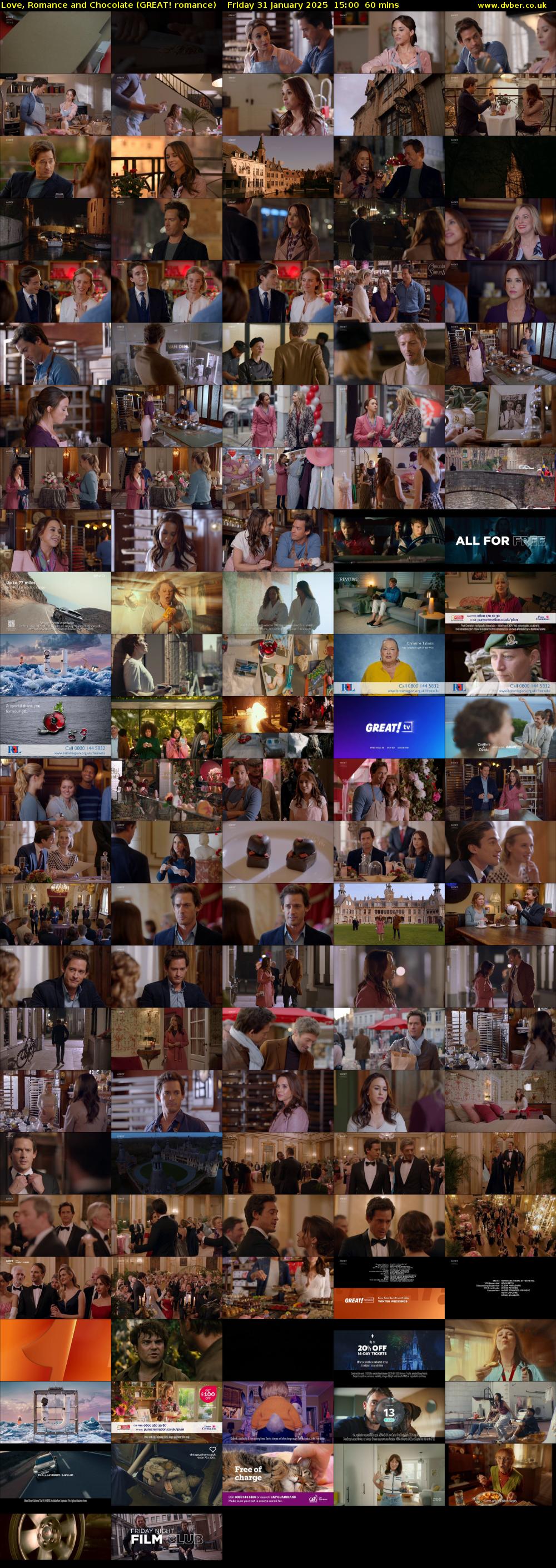 Love, Romance and Chocolate (GREAT! romance) Friday 31 January 2025 15:00 - 16:00