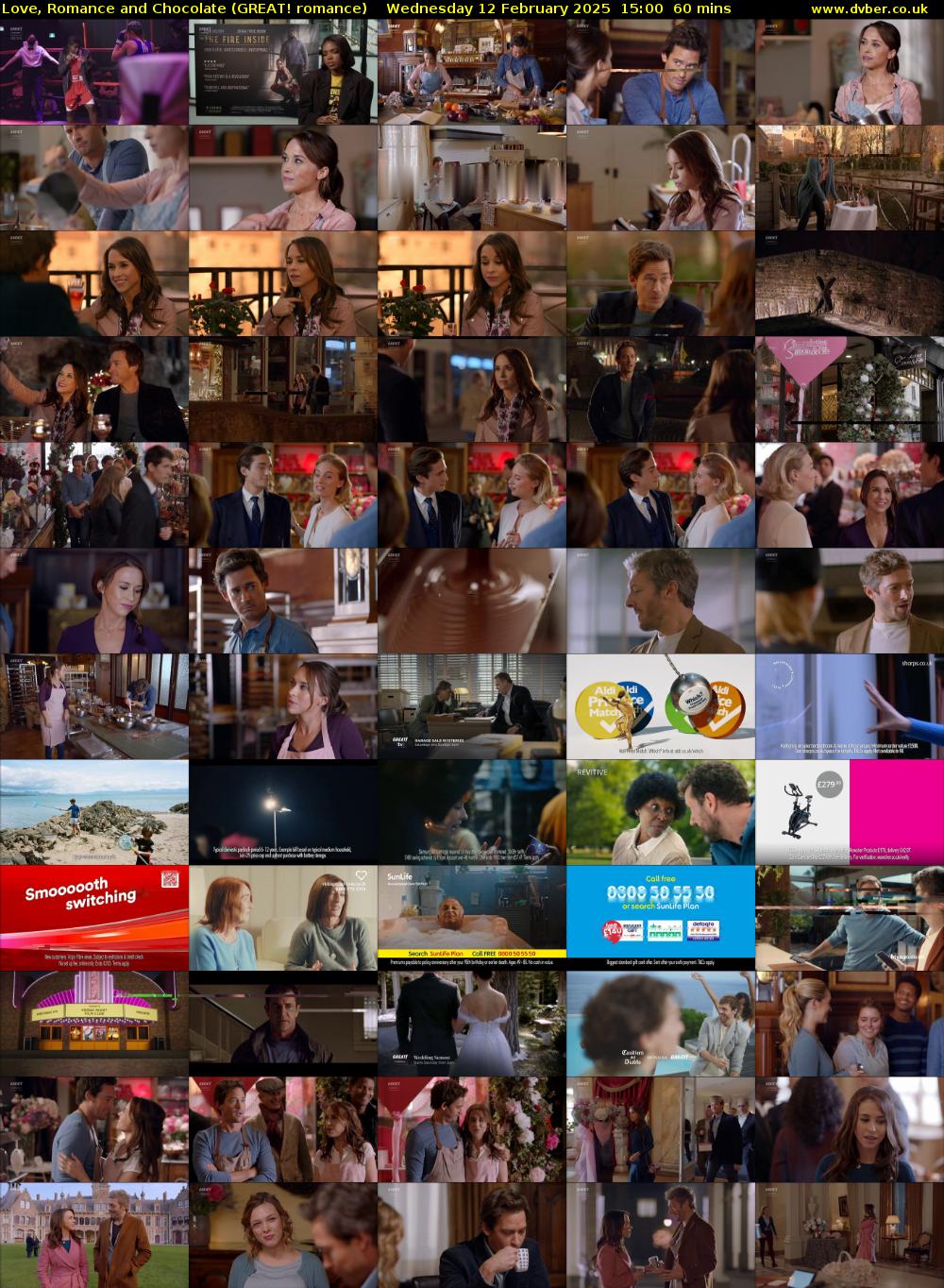 Love, Romance and Chocolate (GREAT! romance) Wednesday 12 February 2025 15:00 - 16:00