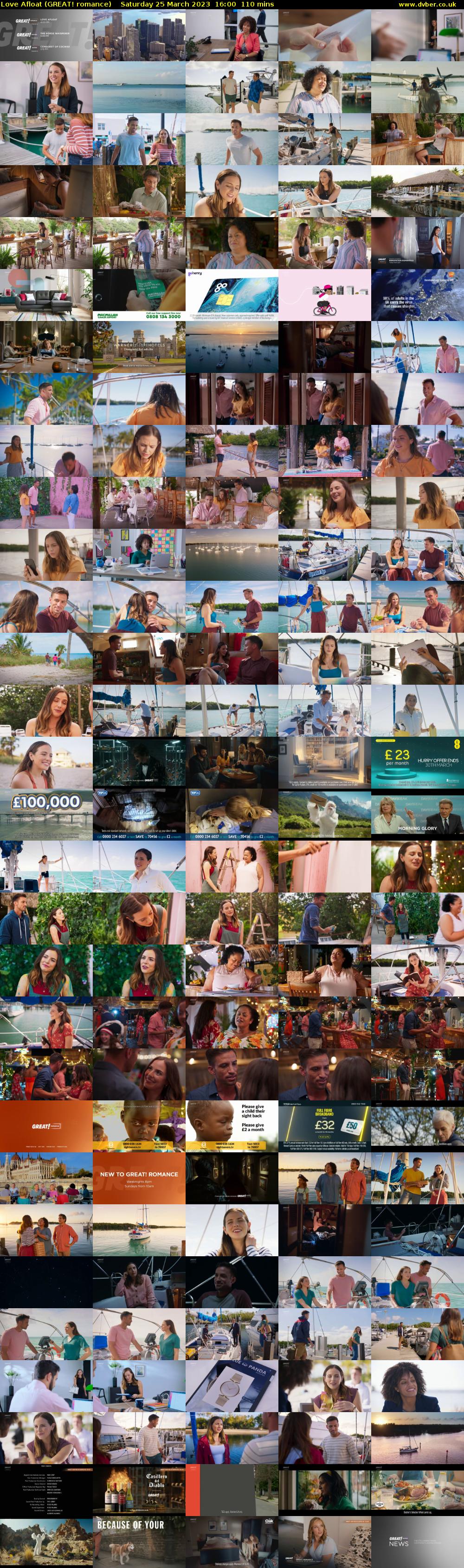 Love Afloat (GREAT! romance) Saturday 25 March 2023 16:00 - 17:50