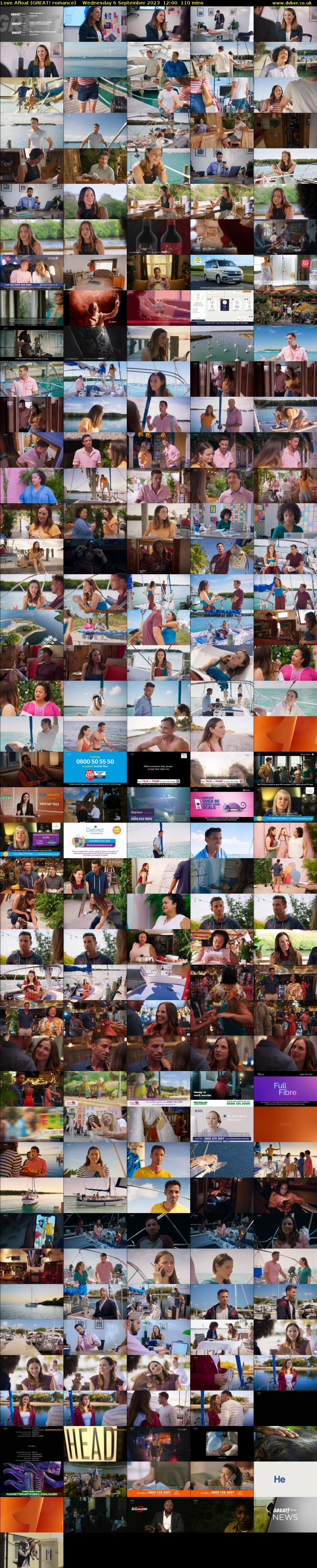 Love Afloat (GREAT! romance) Wednesday 6 September 2023 12:00 - 13:50