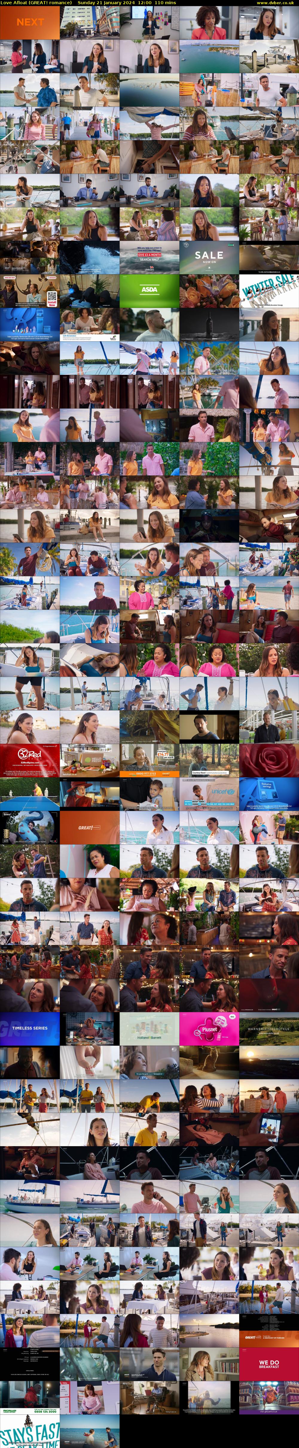 Love Afloat (GREAT! romance) Sunday 21 January 2024 12:00 - 13:50