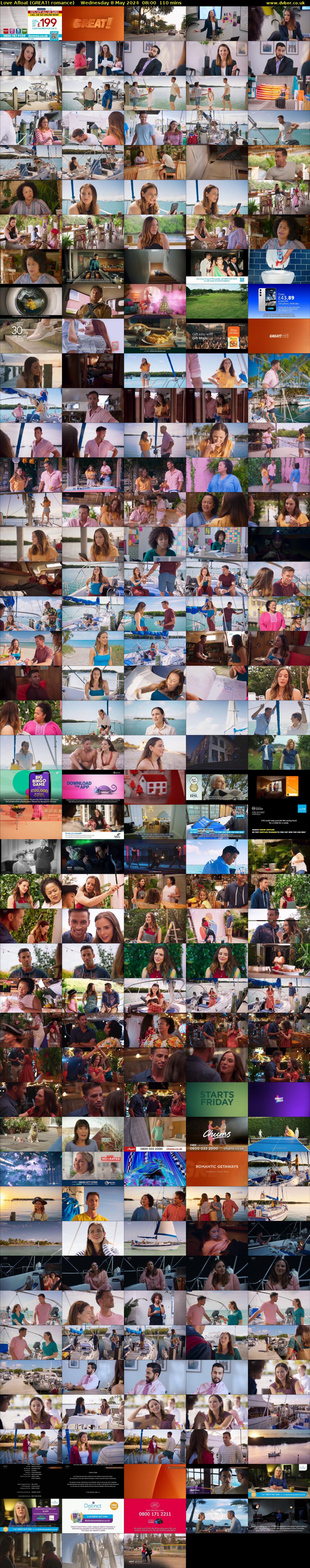 Love Afloat (GREAT! romance) Wednesday 8 May 2024 08:00 - 09:50