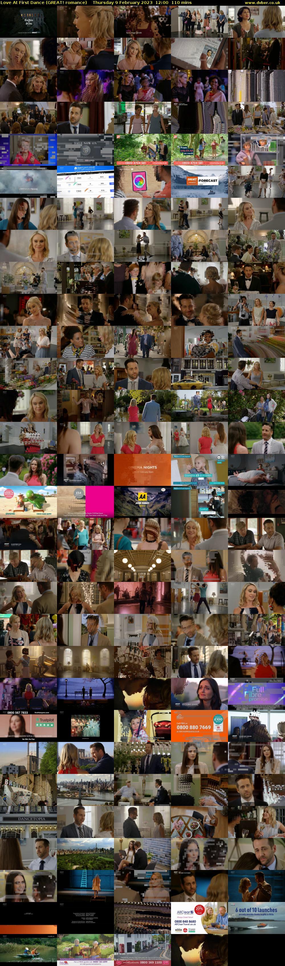 Love At First Dance (GREAT! romance) Thursday 9 February 2023 12:00 - 13:50