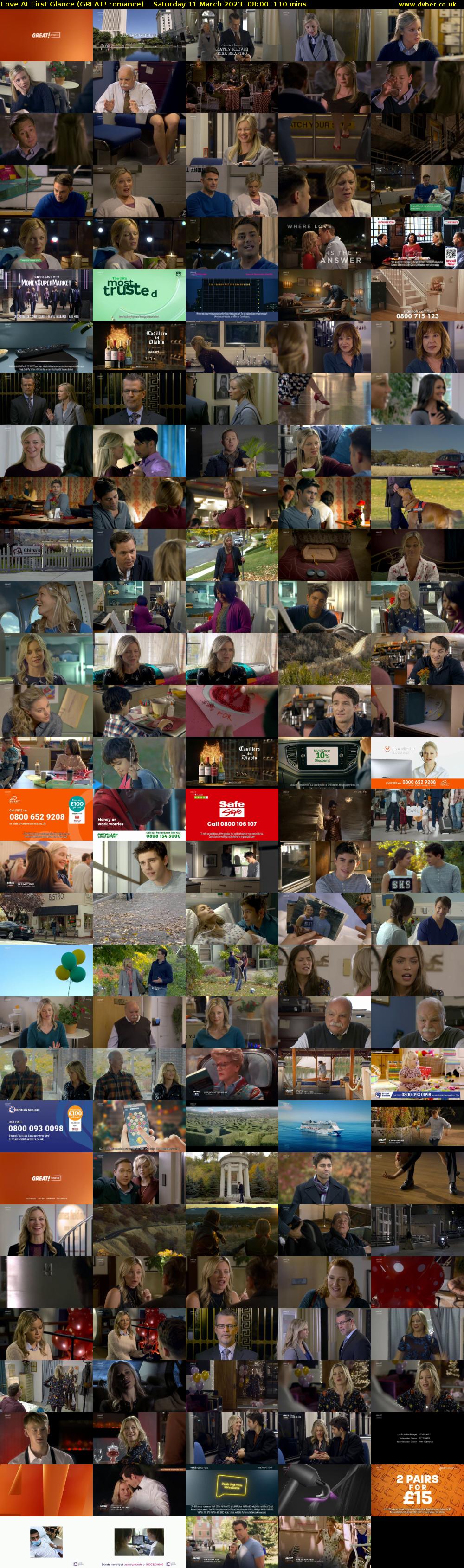 Love At First Glance (GREAT! romance) Saturday 11 March 2023 08:00 - 09:50