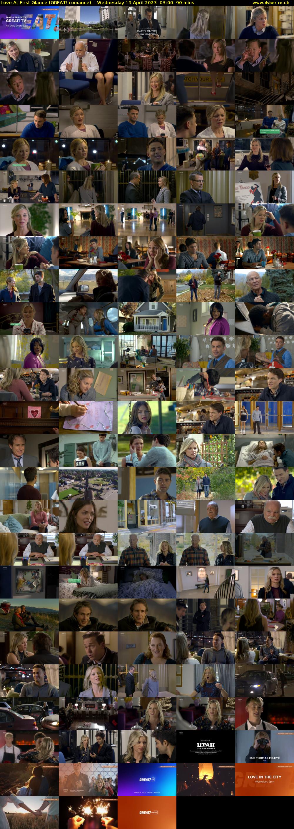 Love At First Glance (GREAT! romance) Wednesday 19 April 2023 03:00 - 04:30