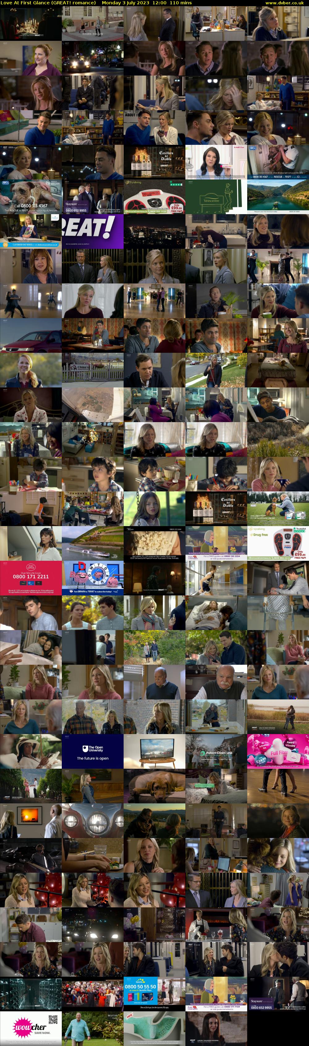 Love At First Glance (GREAT! romance) Monday 3 July 2023 12:00 - 13:50