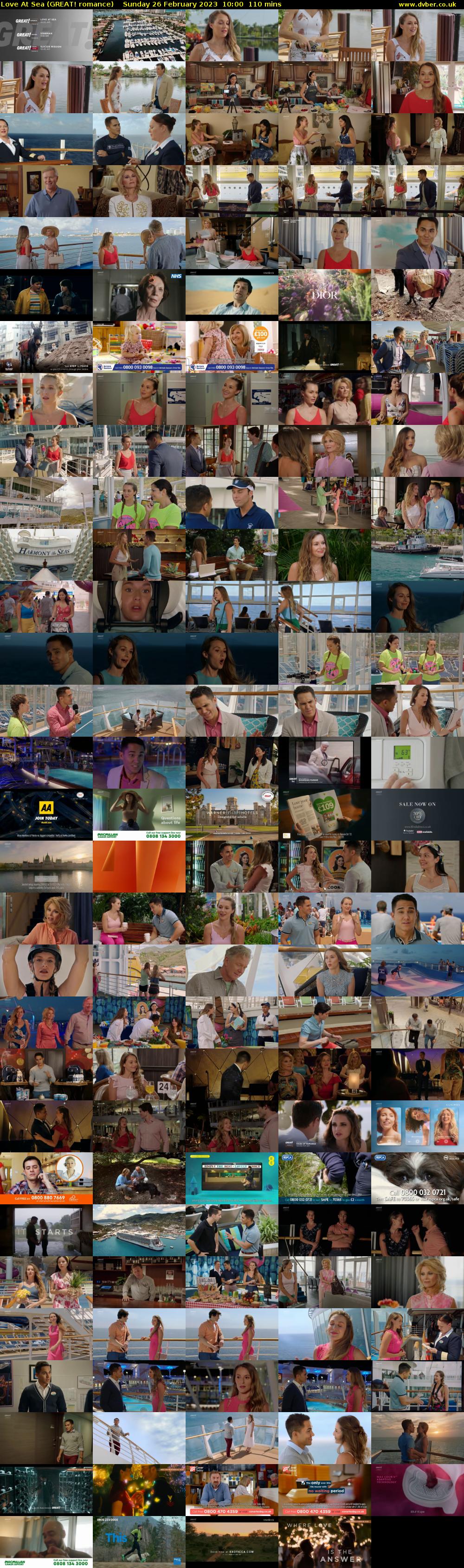 Love At Sea (GREAT! romance) Sunday 26 February 2023 10:00 - 11:50