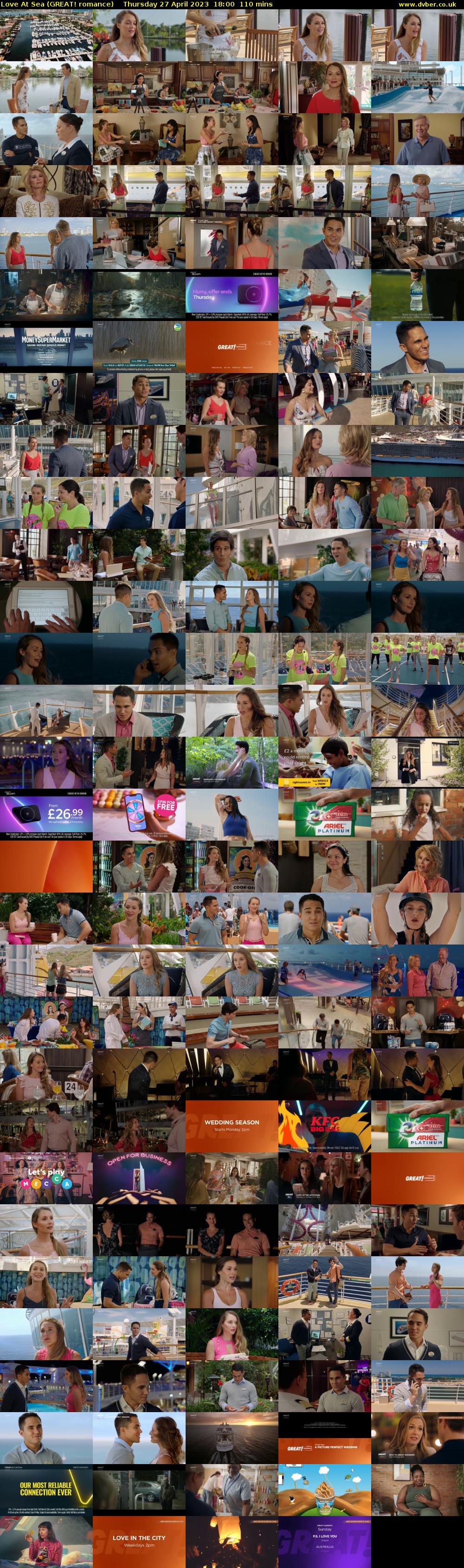 Love At Sea (GREAT! romance) Thursday 27 April 2023 18:00 - 19:50