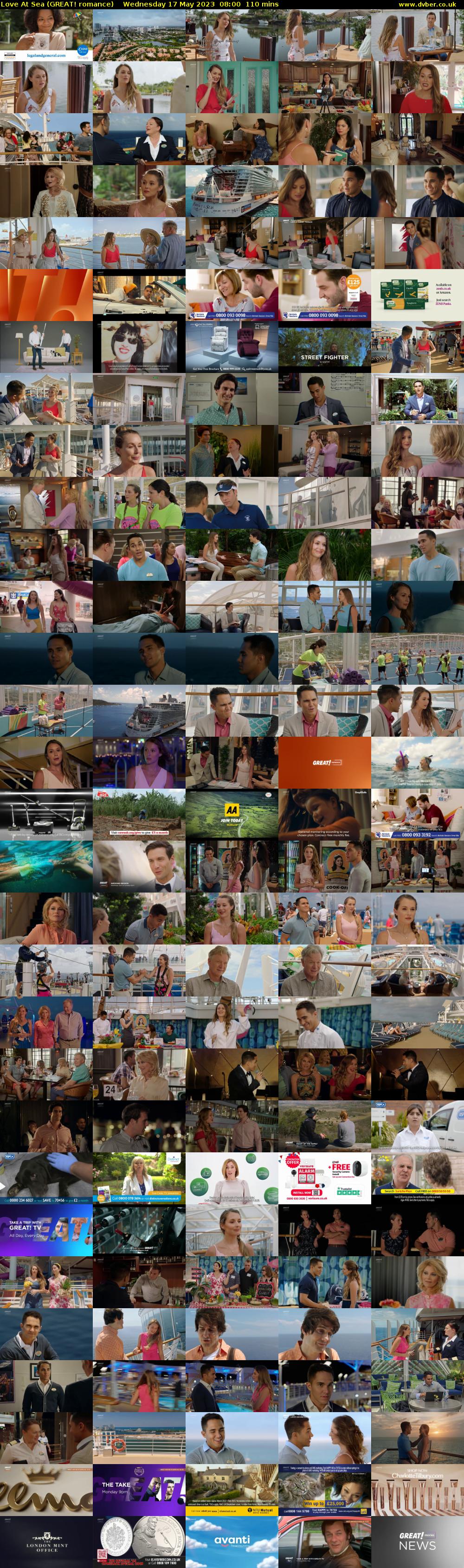 Love At Sea (GREAT! romance) Wednesday 17 May 2023 08:00 - 09:50