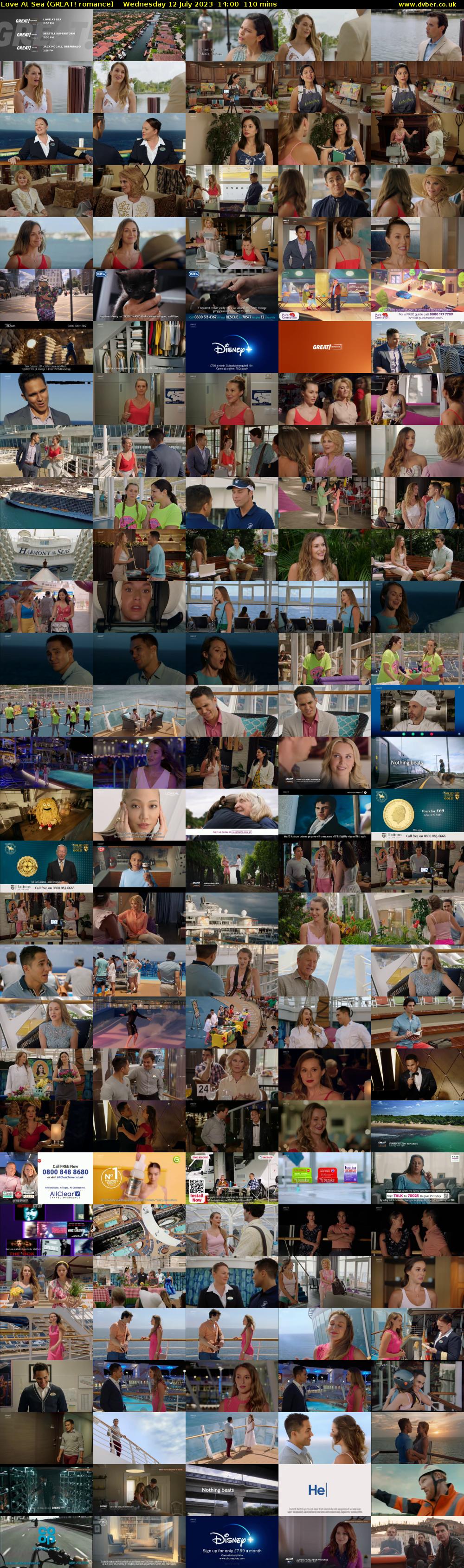 Love At Sea (GREAT! romance) Wednesday 12 July 2023 14:00 - 15:50