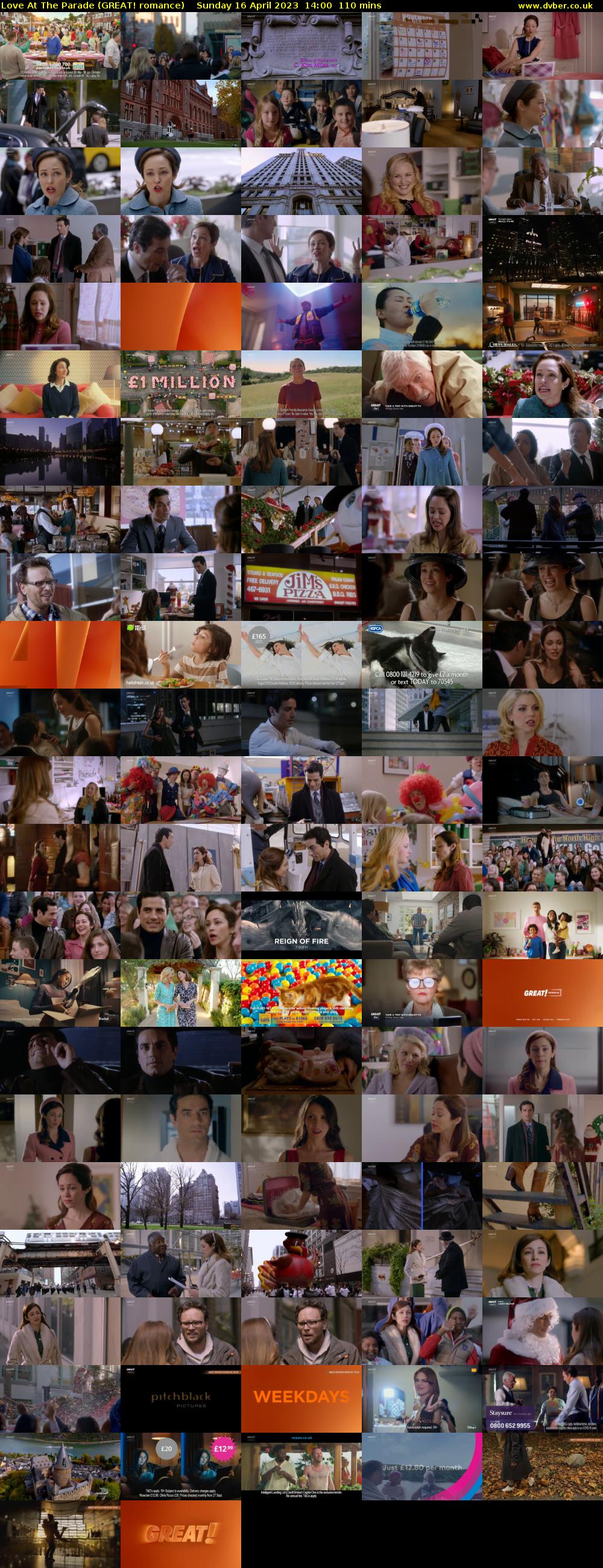 Love At The Parade (GREAT! romance) Sunday 16 April 2023 14:00 - 15:50