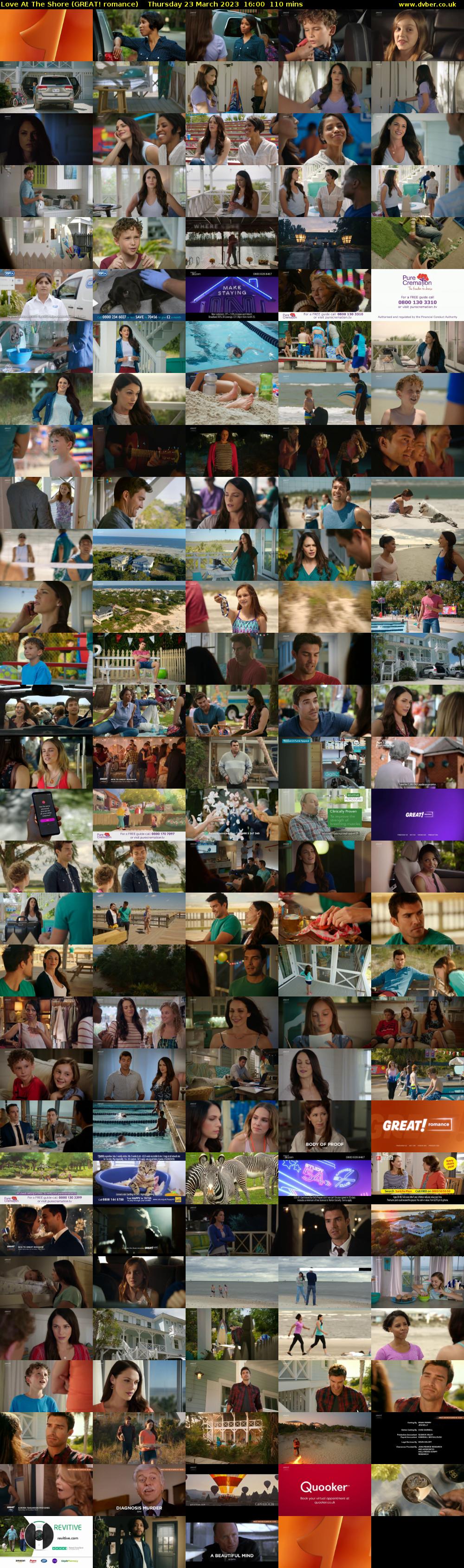 Love At The Shore (GREAT! romance) Thursday 23 March 2023 16:00 - 17:50