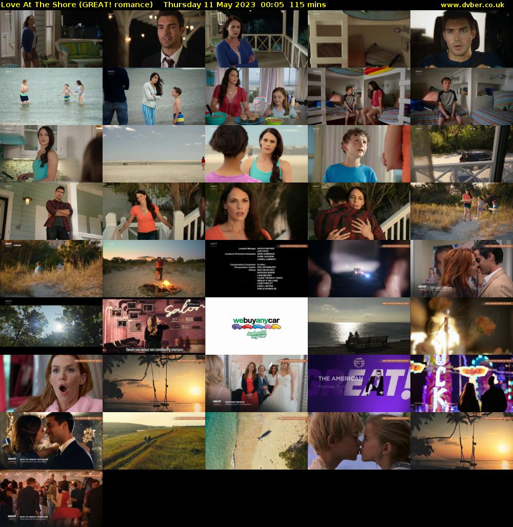 Love At The Shore (GREAT! romance) Thursday 11 May 2023 00:05 - 02:00