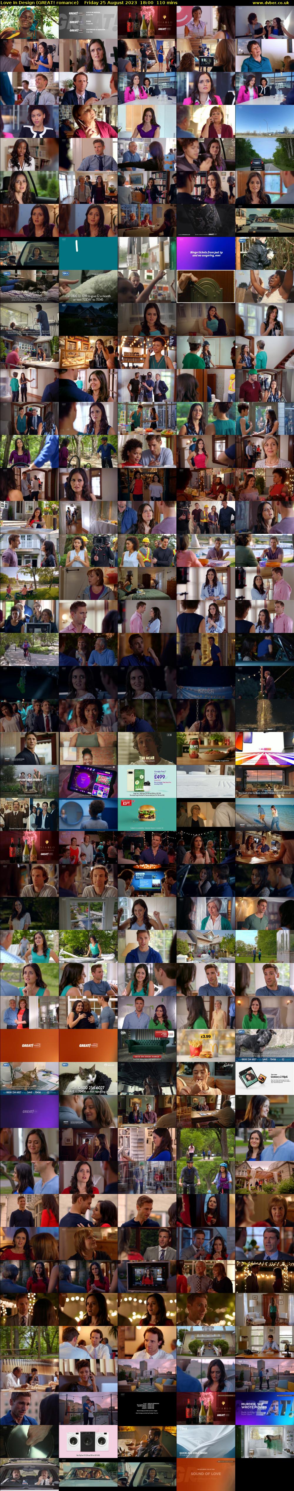 Love In Design (GREAT! romance) Friday 25 August 2023 18:00 - 19:50