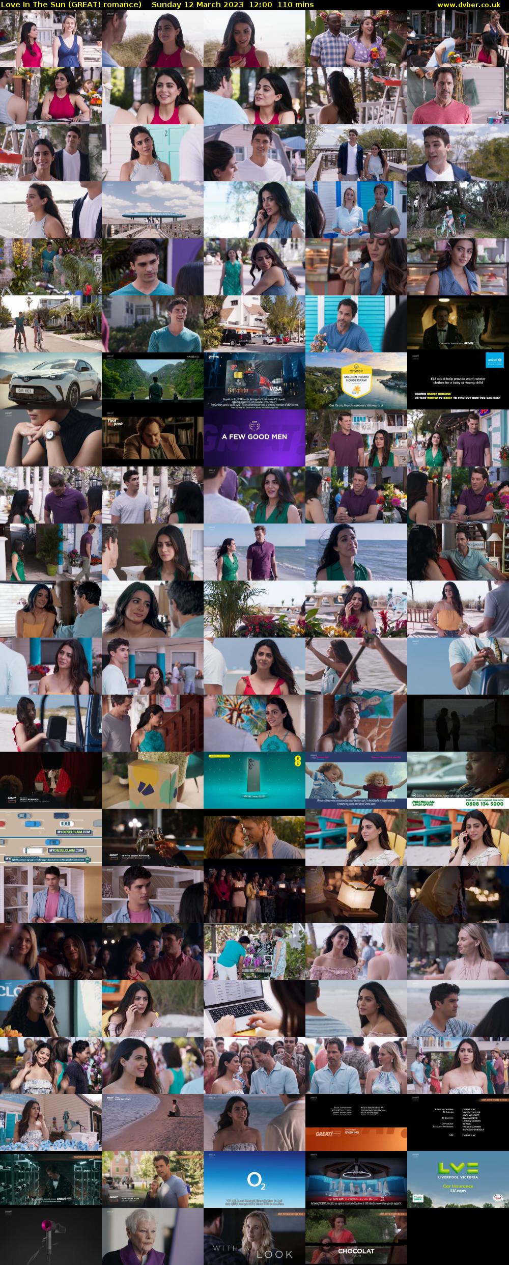 Love In The Sun (GREAT! romance) Sunday 12 March 2023 12:00 - 13:50