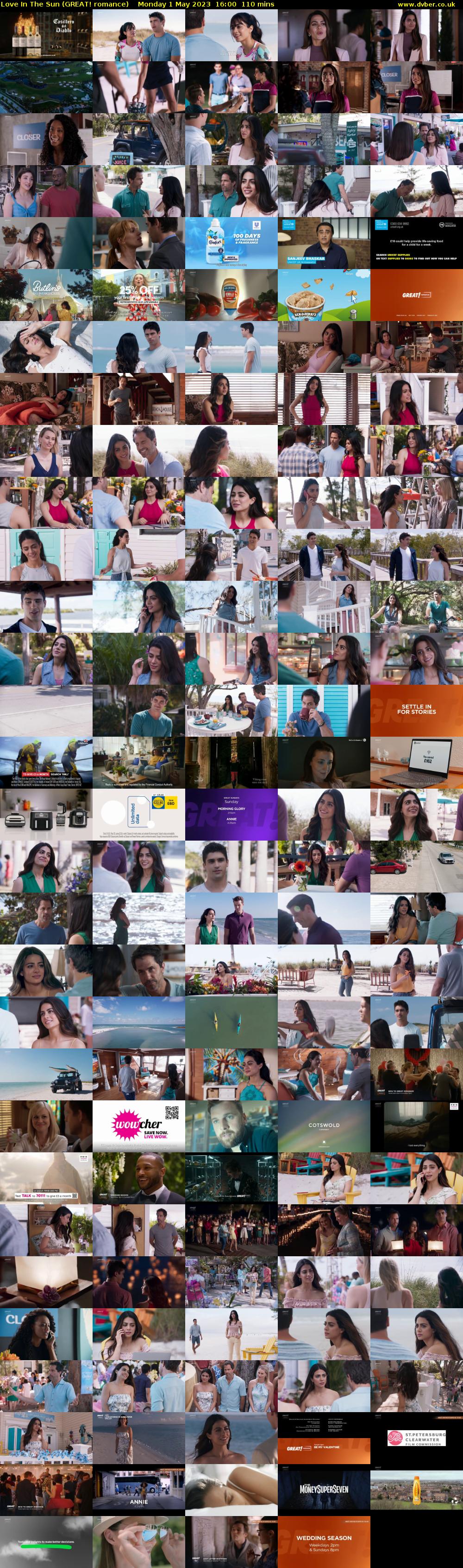 Love In The Sun (GREAT! romance) Monday 1 May 2023 16:00 - 17:50