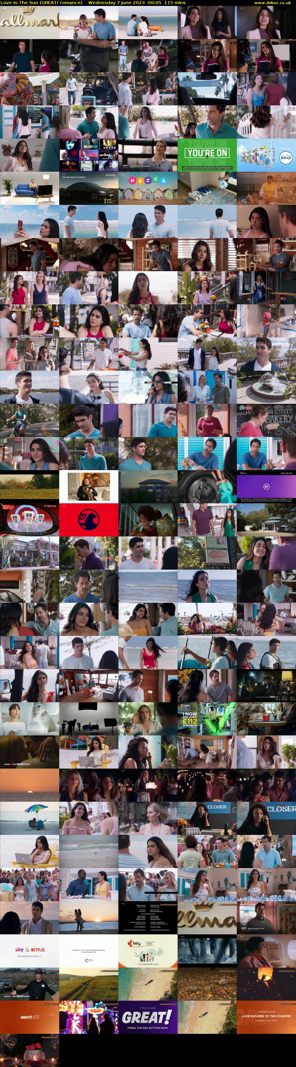 Love In The Sun (GREAT! romance) Wednesday 7 June 2023 00:05 - 02:00