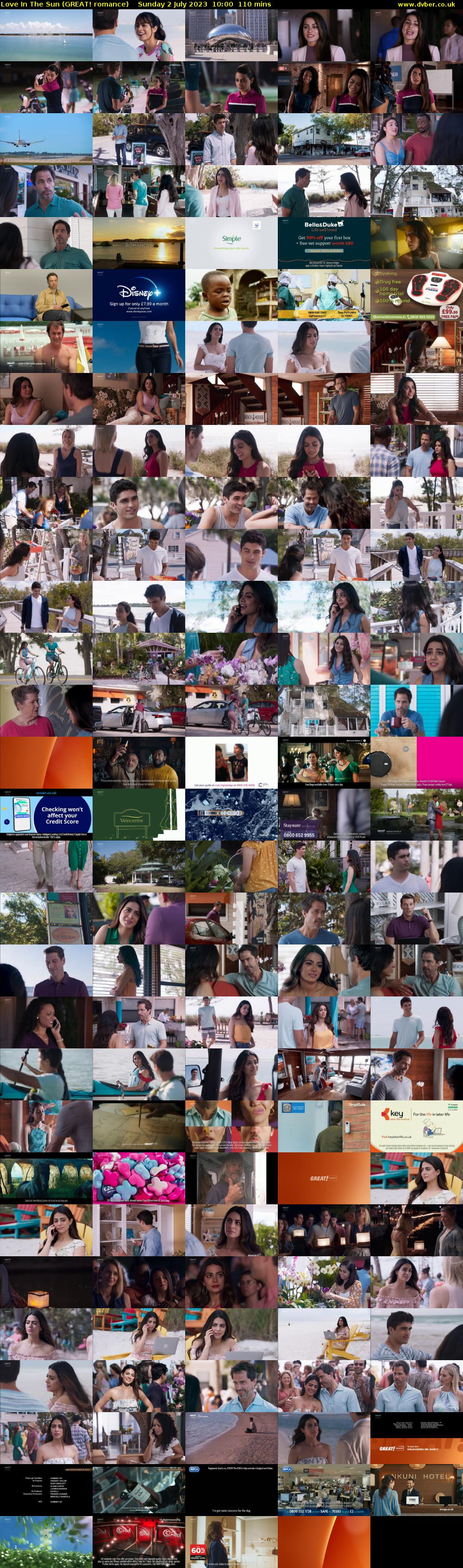 Love In The Sun (GREAT! romance) Sunday 2 July 2023 10:00 - 11:50