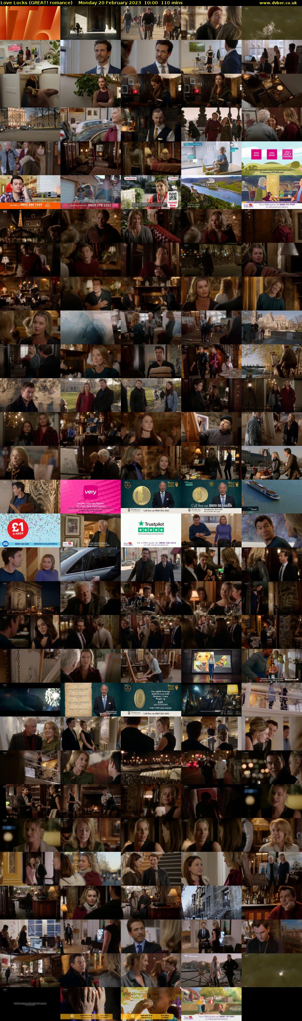 Love Locks (GREAT! romance) Monday 20 February 2023 10:00 - 11:50