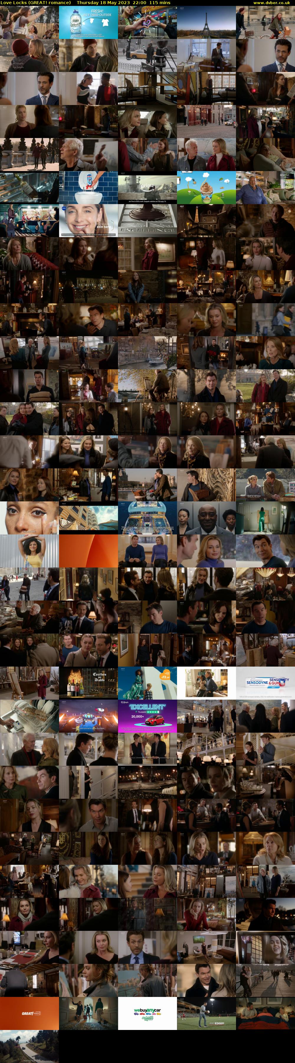 Love Locks (GREAT! romance) Thursday 18 May 2023 22:00 - 23:55