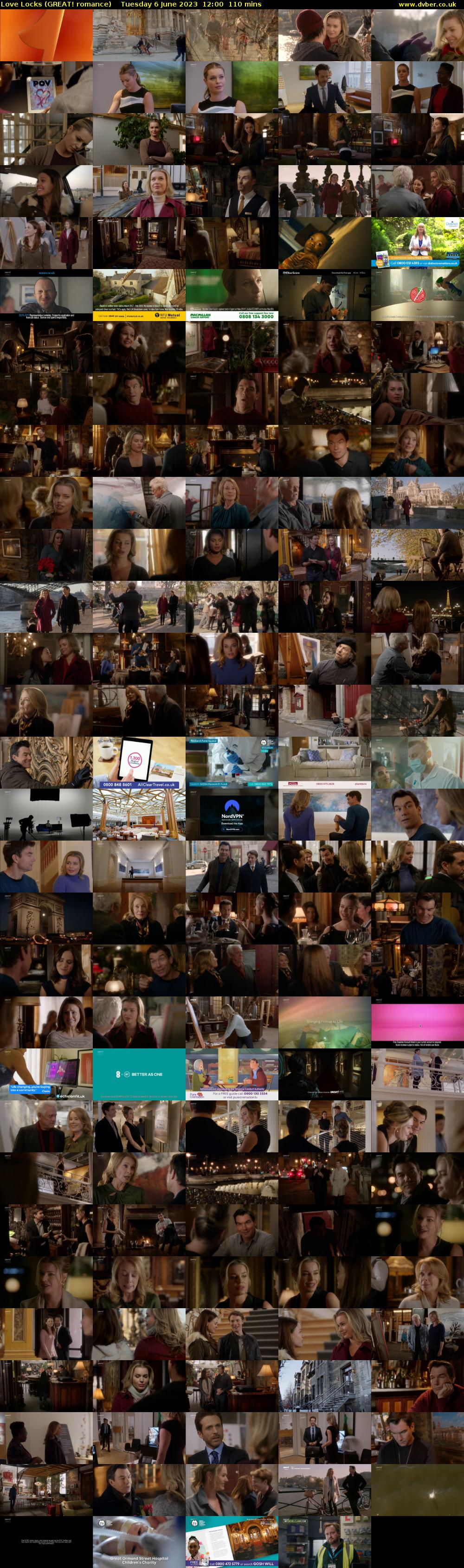 Love Locks (GREAT! romance) Tuesday 6 June 2023 12:00 - 13:50