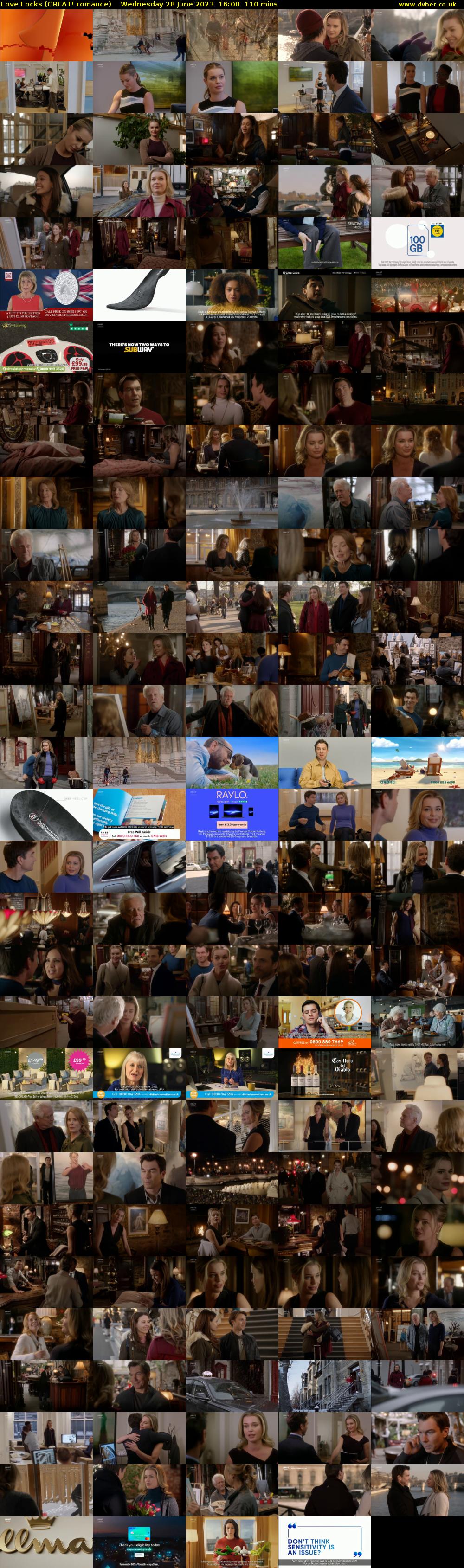 Love Locks (GREAT! romance) Wednesday 28 June 2023 16:00 - 17:50