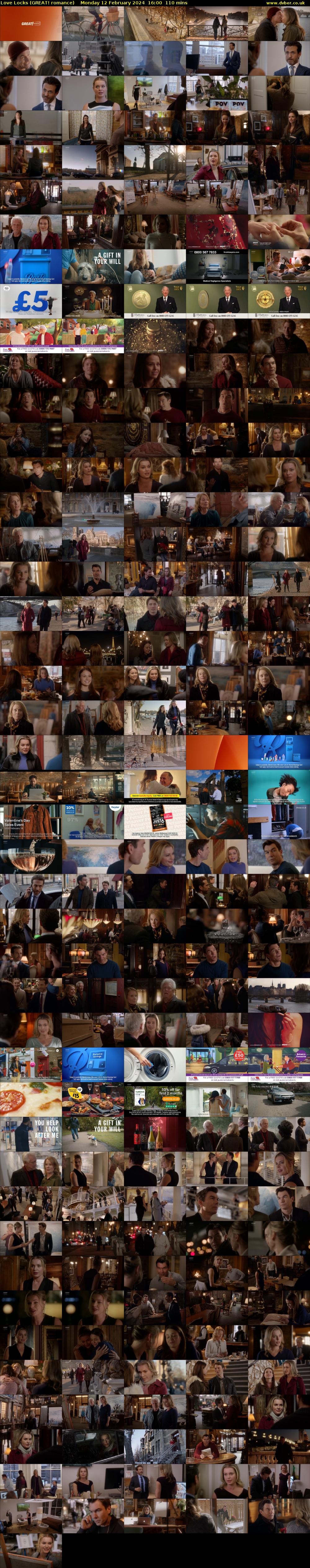 Love Locks (GREAT! romance) Monday 12 February 2024 16:00 - 17:50