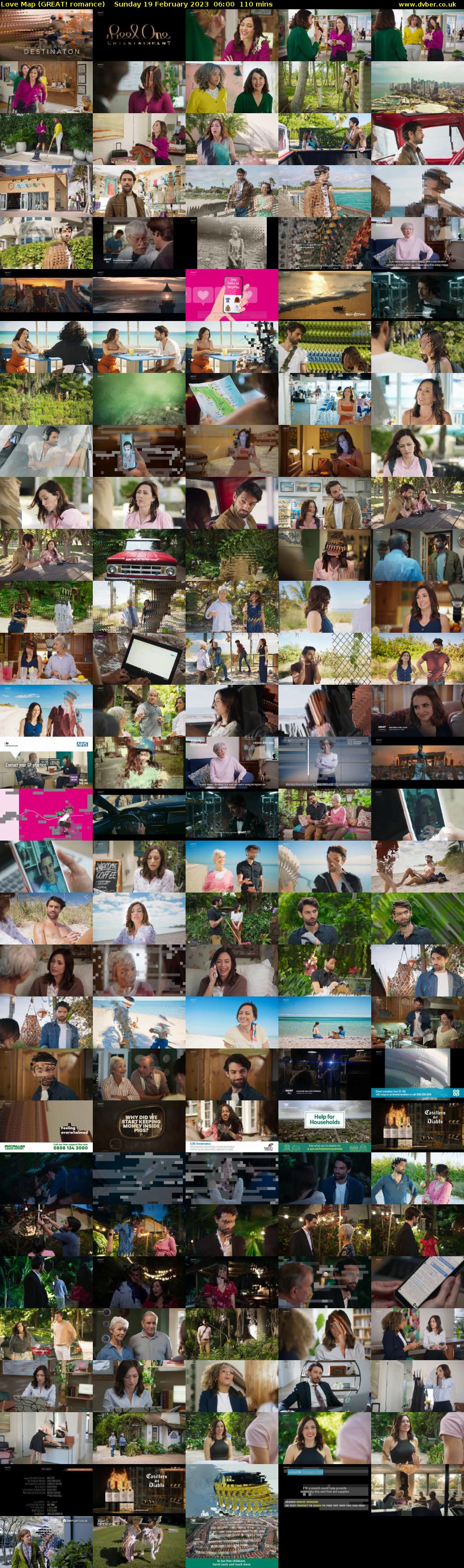 Love Map (GREAT! romance) Sunday 19 February 2023 06:00 - 07:50