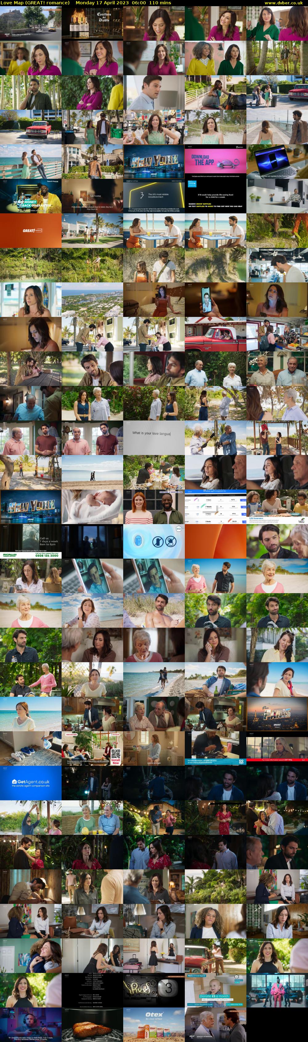 Love Map (GREAT! romance) Monday 17 April 2023 06:00 - 07:50