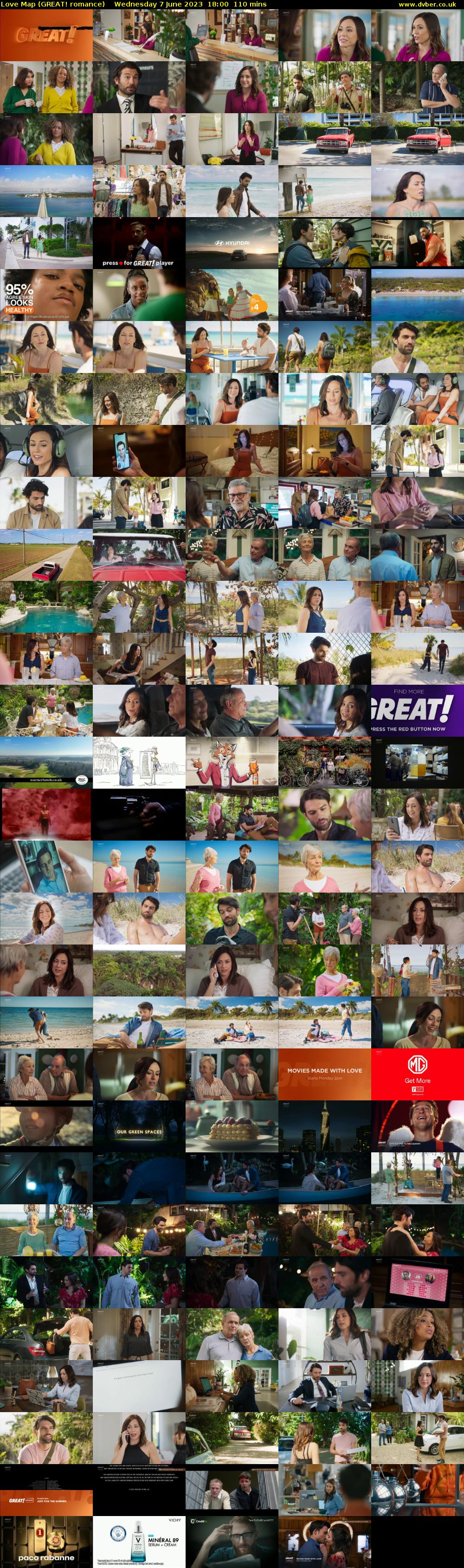 Love Map (GREAT! romance) Wednesday 7 June 2023 18:00 - 19:50