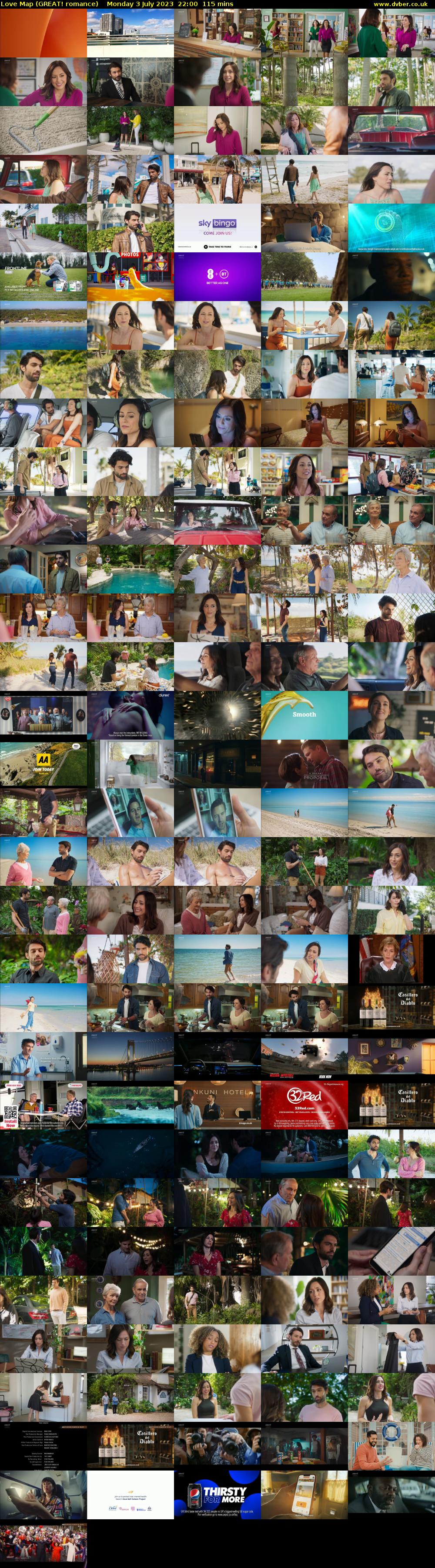 Love Map (GREAT! romance) Monday 3 July 2023 22:00 - 23:55