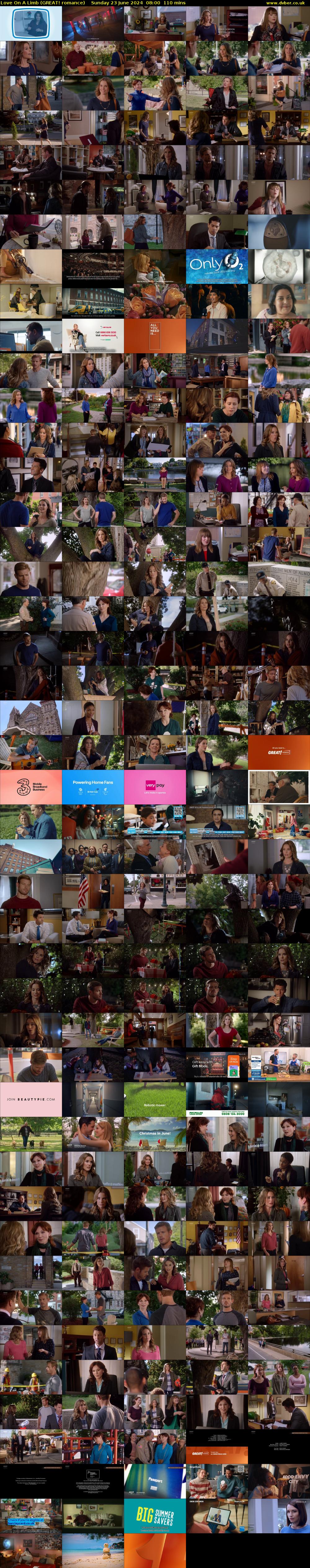 Love On A Limb (GREAT! romance) Sunday 23 June 2024 08:00 - 09:50