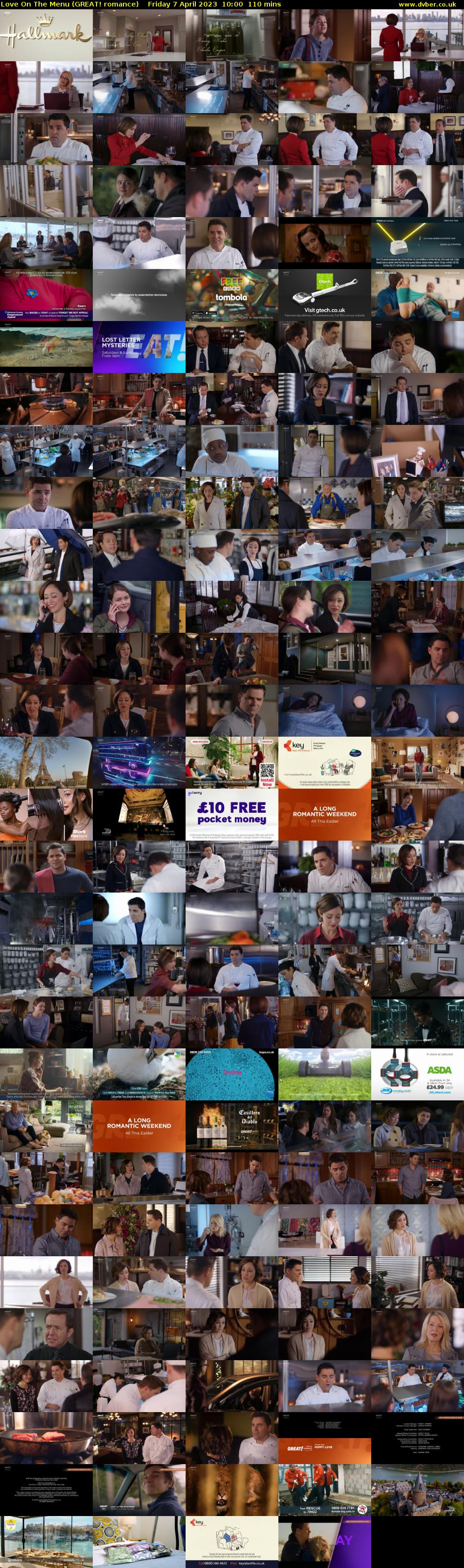 Love On The Menu (GREAT! romance) Friday 7 April 2023 10:00 - 11:50