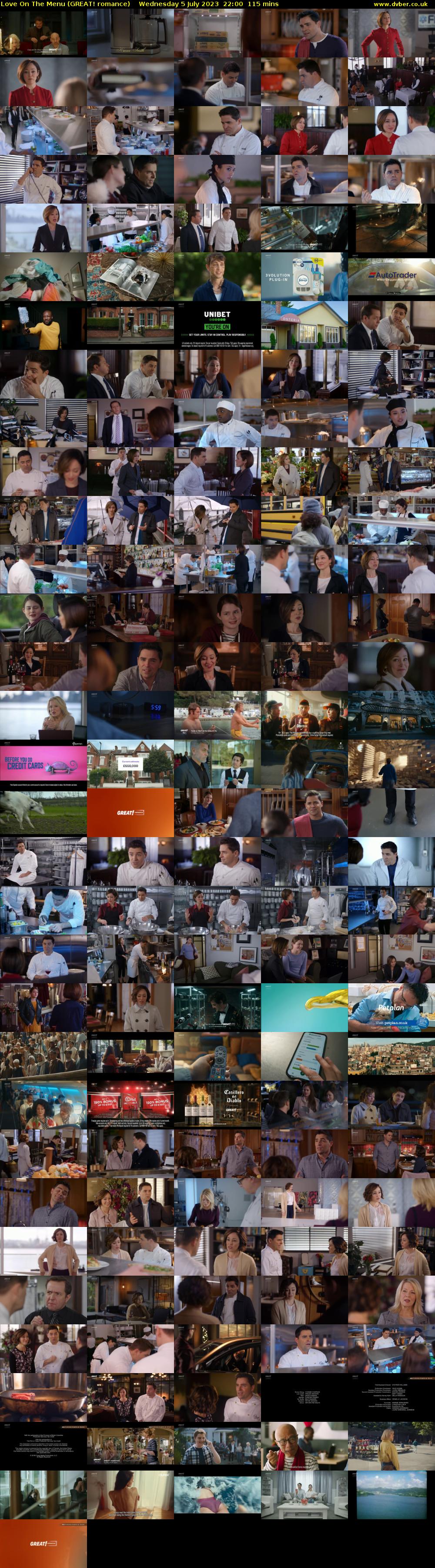 Love On The Menu (GREAT! romance) Wednesday 5 July 2023 22:00 - 23:55
