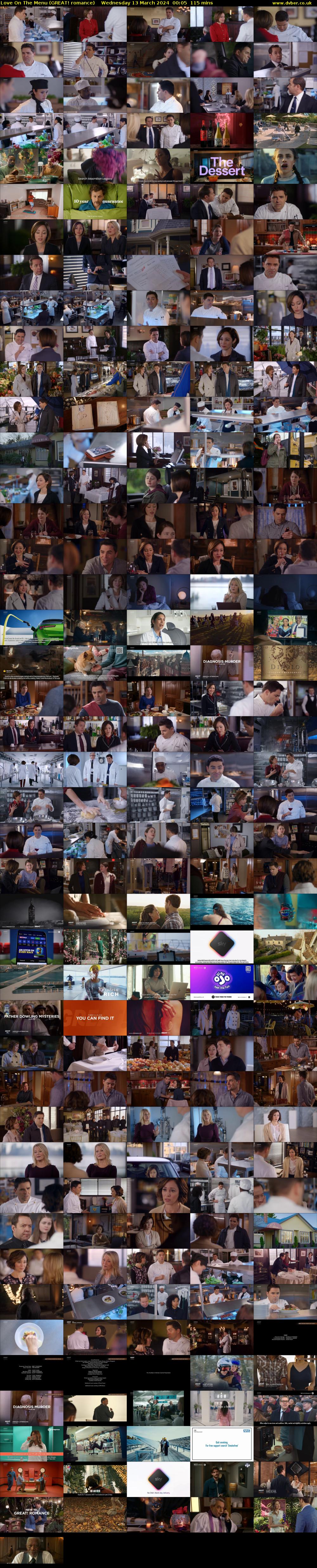 Love On The Menu (GREAT! romance) Wednesday 13 March 2024 00:05 - 02:00