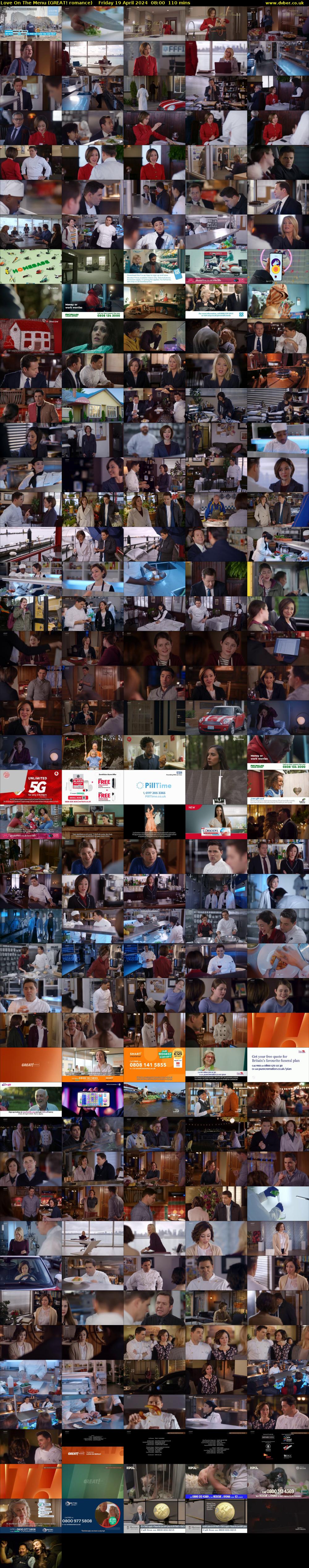 Love On The Menu (GREAT! romance) Friday 19 April 2024 08:00 - 09:50