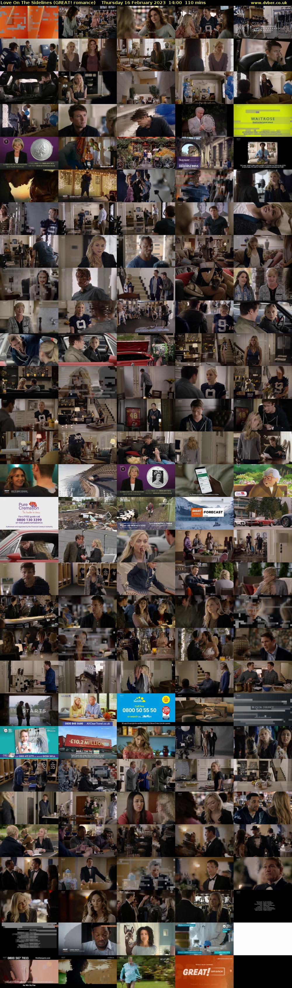 Love On The Sidelines (GREAT! romance) Thursday 16 February 2023 14:00 - 15:50