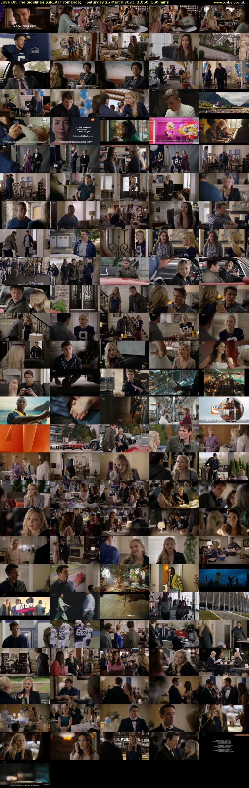 Love On The Sidelines (GREAT! romance) Saturday 25 March 2023 23:50 - 02:30