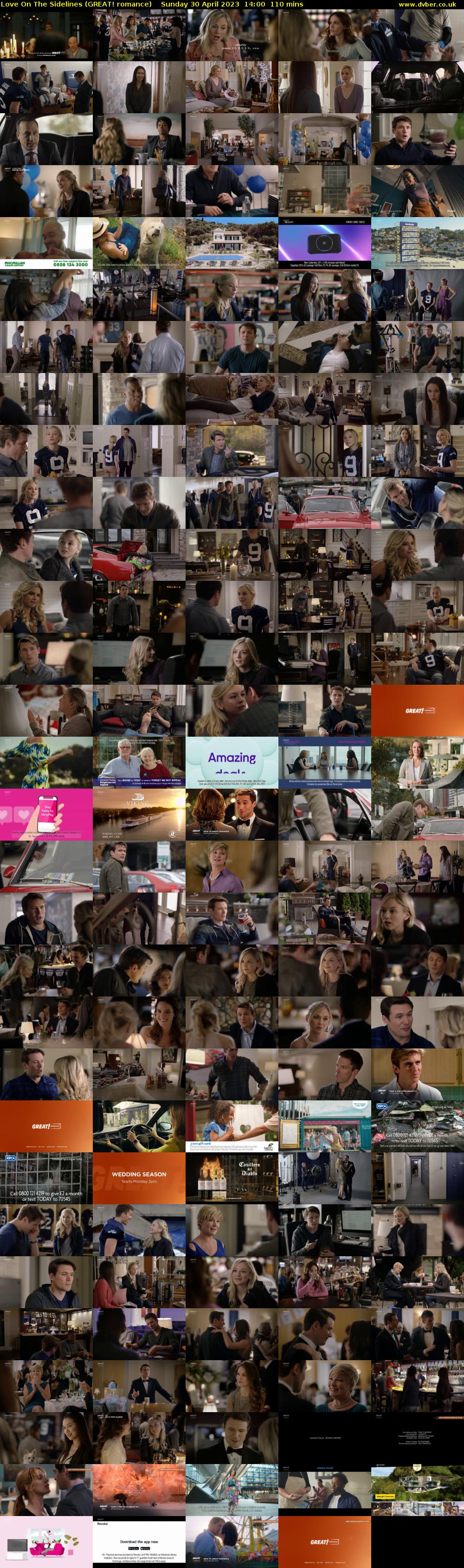 Love On The Sidelines (GREAT! romance) Sunday 30 April 2023 14:00 - 15:50